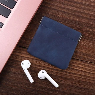 PEWANY Portable USB Data Cable Organizer Soft Memory Card Pouch Earphones Storage Bag Protective Sleeve Key Bag Coin Purse Anti-Dust Credit Card Holder Case Shockproof Earbuds Storage Bag/Multicolor