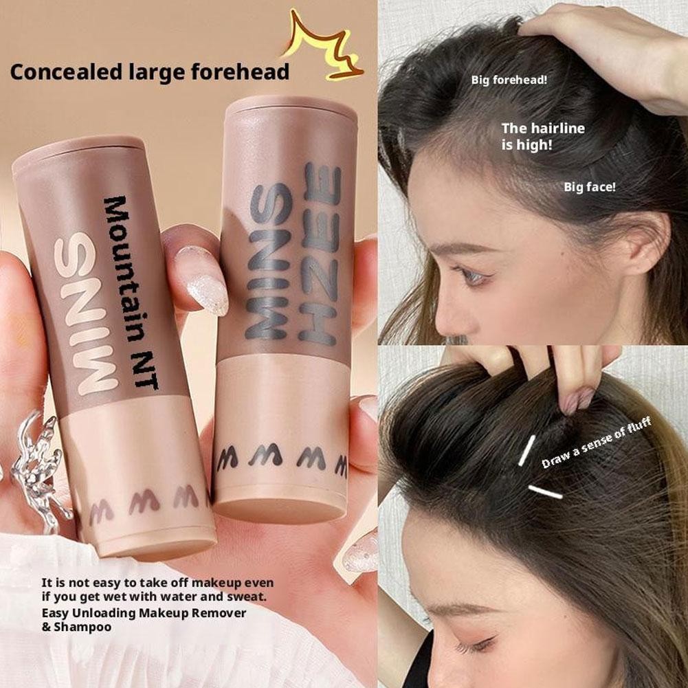 Hairline Powder Filling Artifact กันน้ํา Sweatproof Shading Facial Hair Control ครอบคลุม Bun O3c2