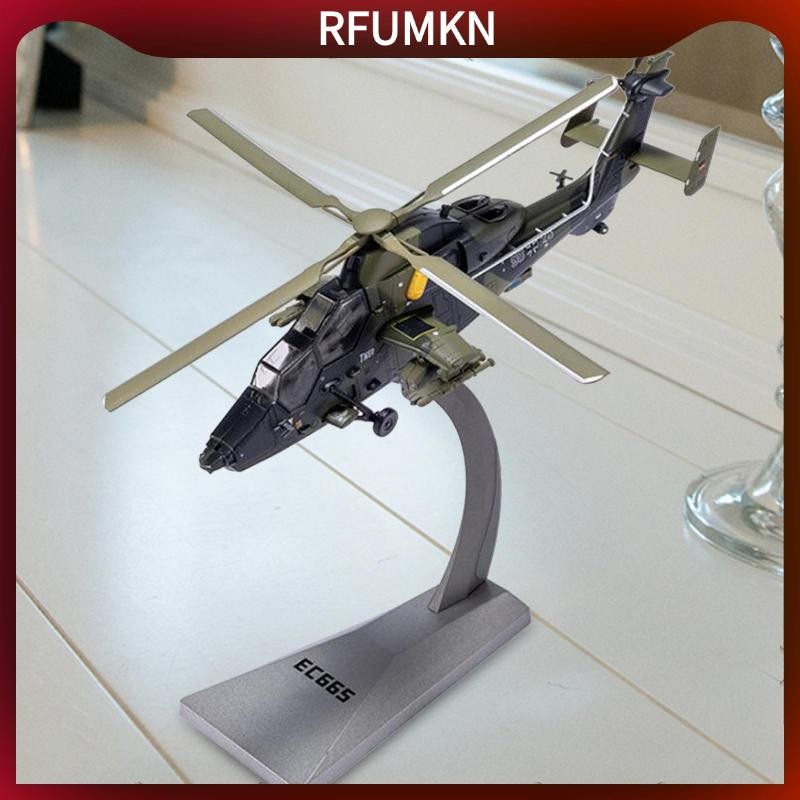 [rfumkn] 1/72 Scale EC665 เฮลิคอปเตอร์ Diecast รุ่นเดสก์ท็อปตกแต่งของขวัญเครื่องบินสําหรับสํานักงานต