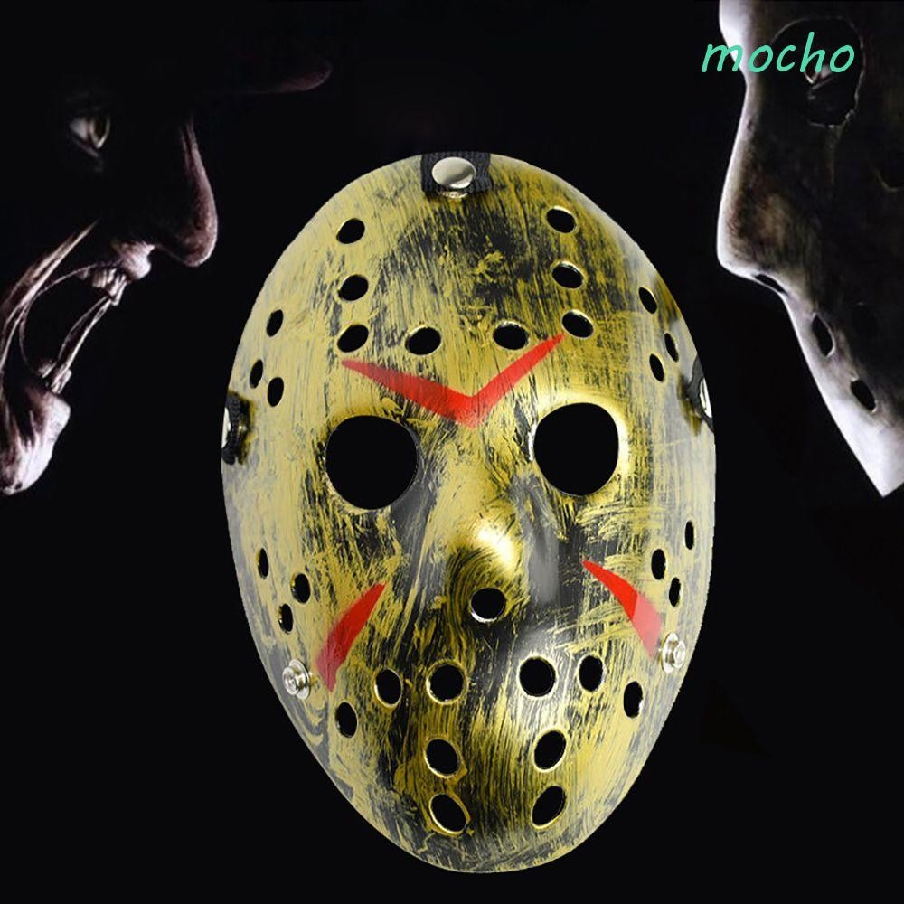 MOCHO Masquerade Mask Face Cover Eye Mask Jason Voorhees Mardi Gras Festival หน้ากากฮาโลวีน Party Su