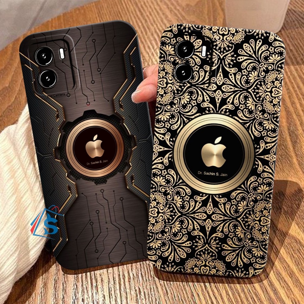 HP [SHARK CASE] Softcase Vivo Y15S Y01 Y15A Y01A Y91C Y1S Y16 Apple Motif - เคส Vivo - เคส Vivo - ปล