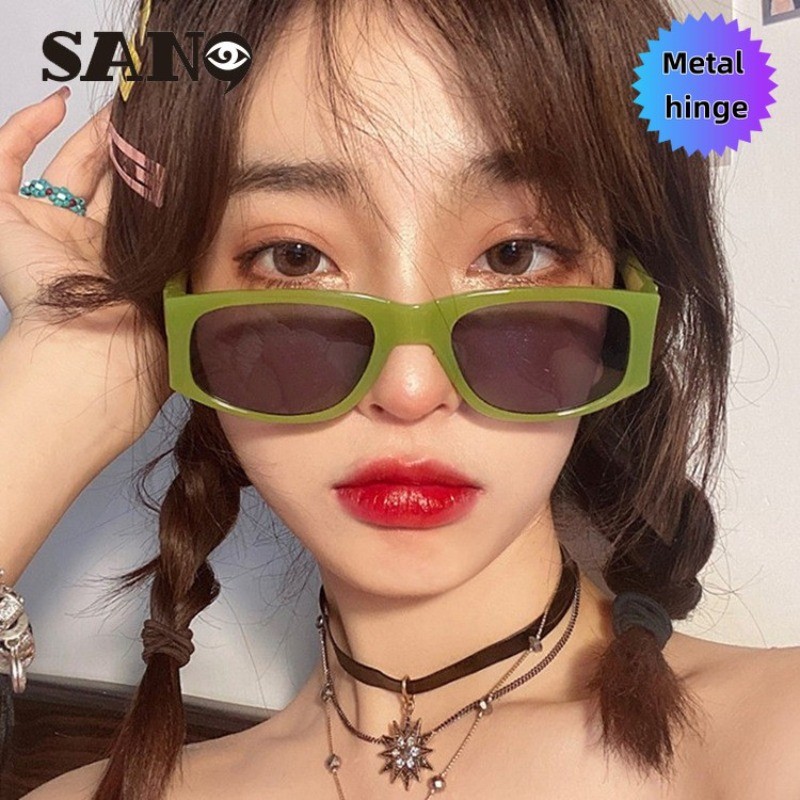แฟชั่น Retro Vintage Ins Chic สไตล์ Cat Eye แว่นตากันแดดสําหรับผู้หญิง/ผู้ชาย