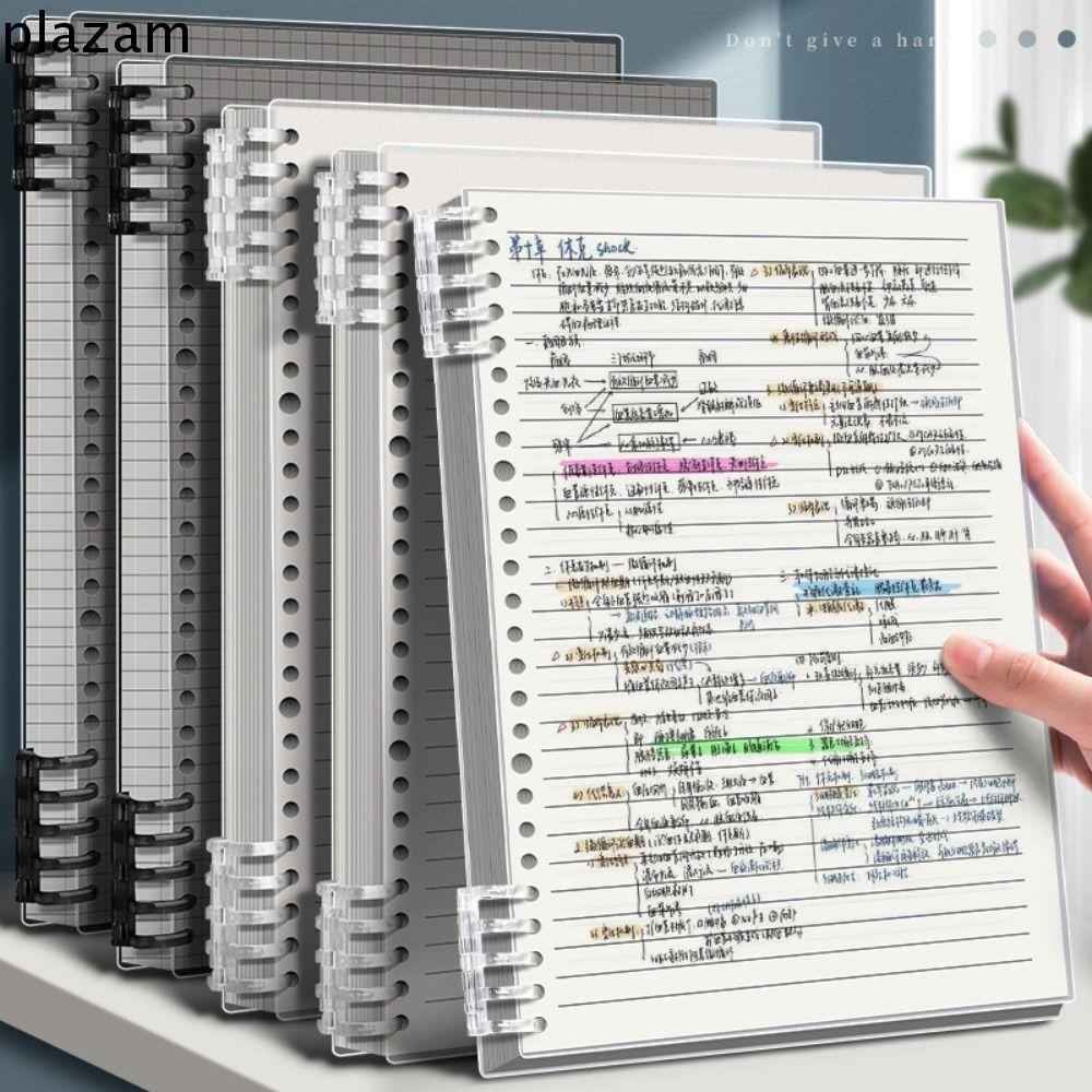 แผ่นจดบันทึก PLAZAM, แนวนอน/หน้าภายใน 60 แผ่นสมุดไดอารี่แบบหลวม, สมุดไดอารี่ที่ถอดออกได้ A4/A5 สํานั