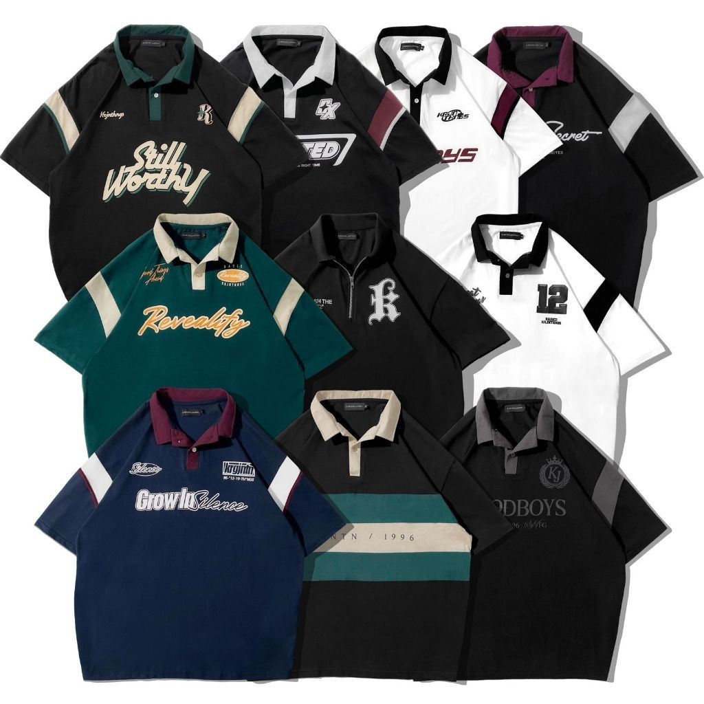 " VOLUME 1" OVERSIZE RUGBY SHIRT / เสื้อเชิ้ต OVERSIZE RUGBY