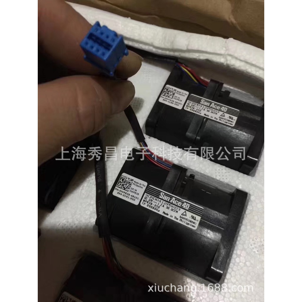 Sanyo 4056 12V 1.2A WP838 WW2YY พัดลมเซิร์ฟเวอร์ 9CRD0412P5K03 G30Q