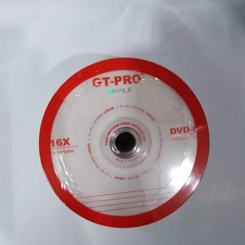 GT PRO DVD-R APPLE 16X BULK PACK CONTENTTS 50 ของแท้