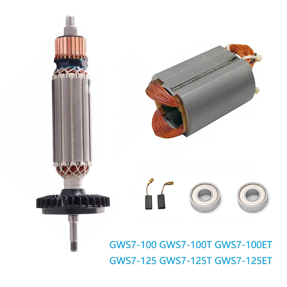 Ac220v ไดรฟ์เพลาค้อนไฟฟ้า Armature โรเตอร์ Stator สําหรับ Bosch Gws7-100 Gws7-100t Gws7-100et Gws7-1