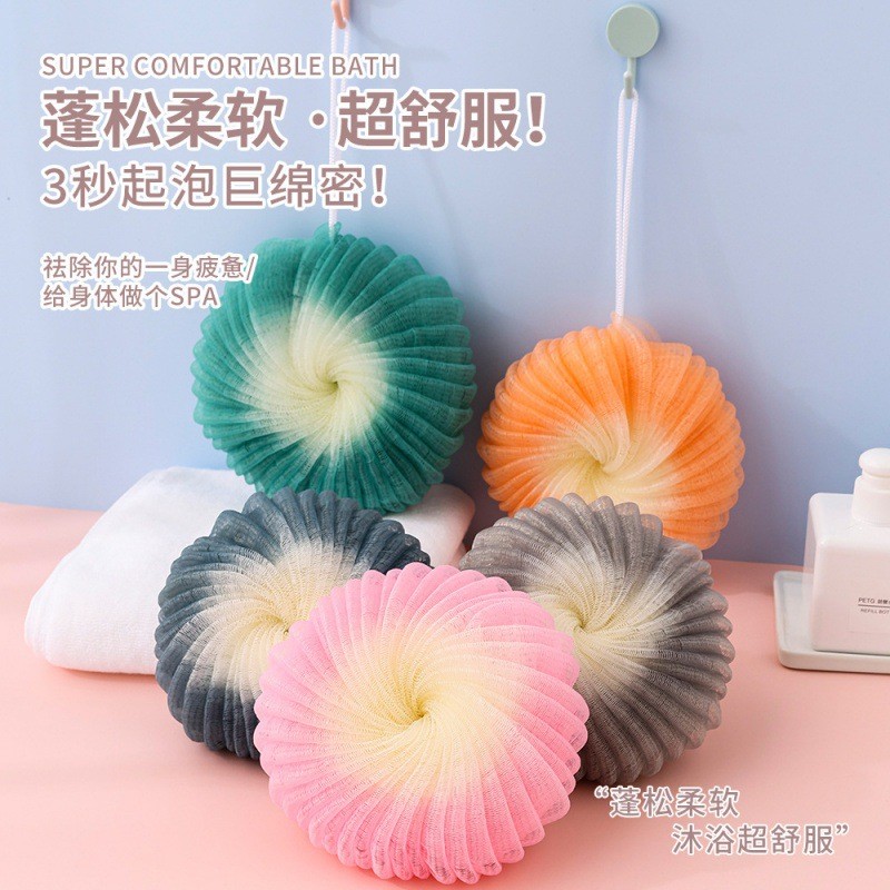 Conch Flower Bath Ball 60g ขนาดใหญ่นุ่มไม่กระจาย Bath Flower Ball Bath Bath Ball ขายร้อน VB0C