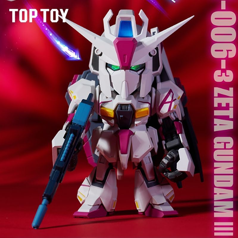 TOPTOY ของแท้ Gundam QMSV MINI Z GUNDAM & GUNDAM Mk-II โมเดลของเล่น