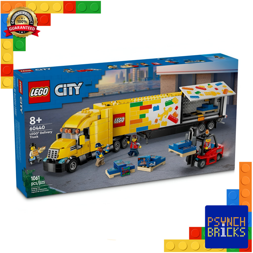 LEGO City 60440 Yellow Delivery Truck (ของแท้-พร้อมส่ง)
