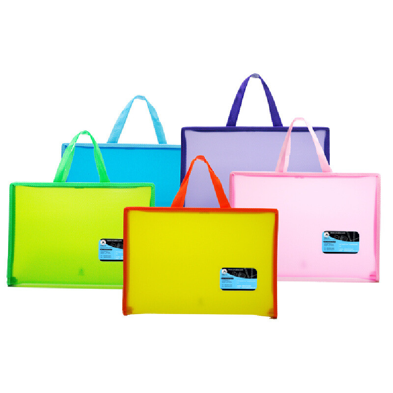 กระเป๋าพลาสติก ออร์ก้า A1U คละสีใส F4