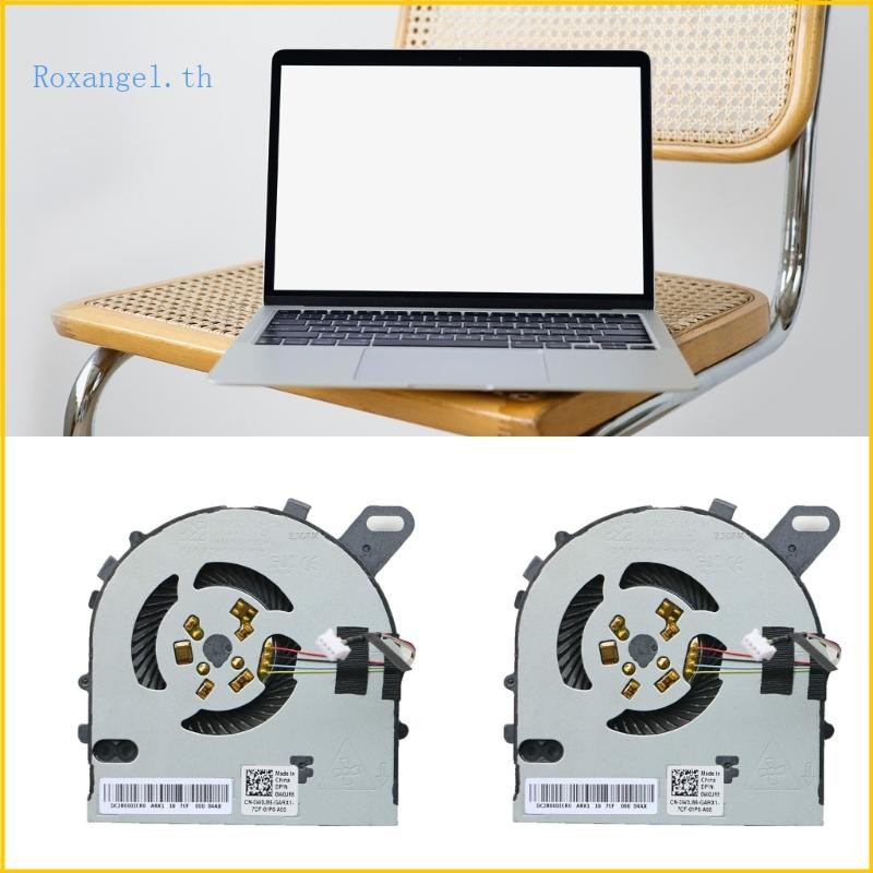 ROX พัดลม CPU ใหม่สําหรับ Dell Inspiron 7560 V5468 V5568 P61F พัดลมระบายความร้อน CPU CN-0W0J85