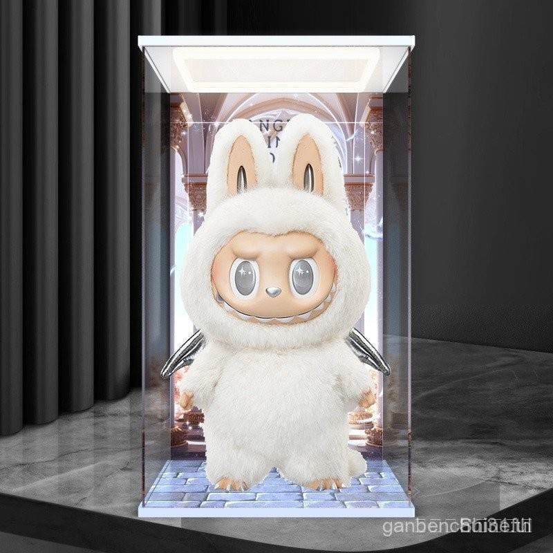 มีส่วนลด Masha สามารถเปิดประตูกล่องแสดงเหมาะสําหรับ Pop Mart ZIMOMO Angel in the Cloud ตุ๊กตาไวนิล