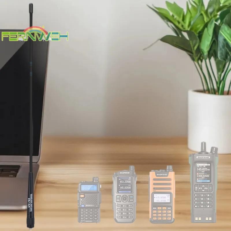 <Fernweh> AR-795 SMA-F หญิง Dual Band VHF/UHF 136-174MHz/400-520MHz เสาอากาศแบบนุ่ม AR-795 สําหรับ U