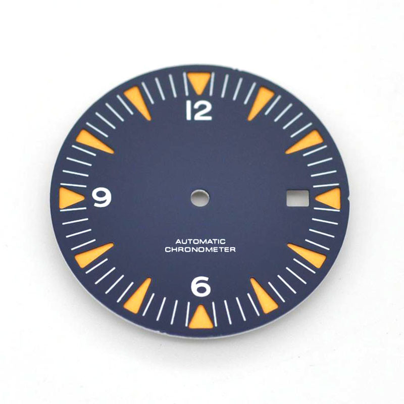 31mm Omega Ghost Party Luminous Dial เหมาะสําหรับ ETA2836 2824 Miyota8215 การเคลื่อนไหวอัตโนมัติ