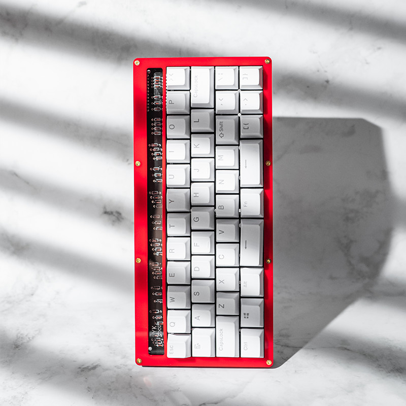 ที่กําหนดเอง 40% คีย์บอร์ด do43 Kit คีย์บอร์ดแบบกลไก pcb Hard Core Punk Retro Keyboard