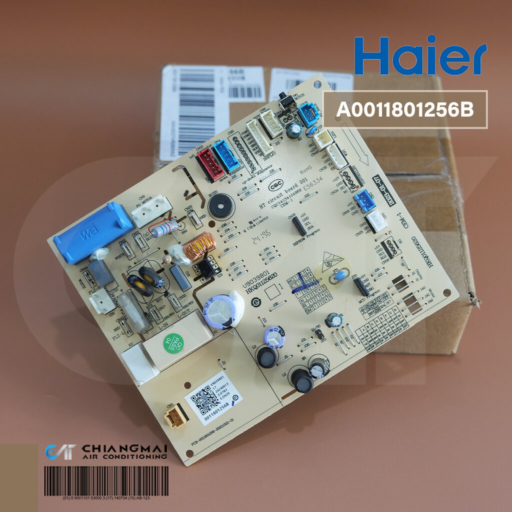 A0011801256B แผงวงจรแอร์ Haier แผงบอร์ดแอร์ไฮเออร์ บอร์ดคอยล์เย็น HSU-12VQRA03TF อะไหล่แอร์ ของแท้ศูนย์