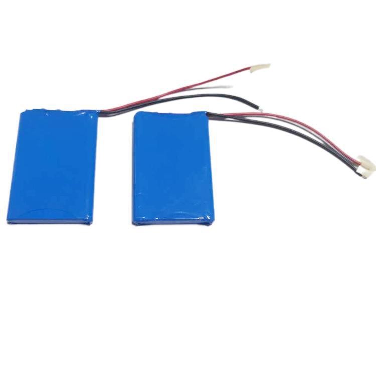 523450เปลือกอลูมิเนียมแบตเตอรี่ลิเธียม 3.7 โวลต์600มะห์ โคมไฟตั้งโต๊ะ นํา เหนี่ยวนําไฟกลางคืนการเรีย