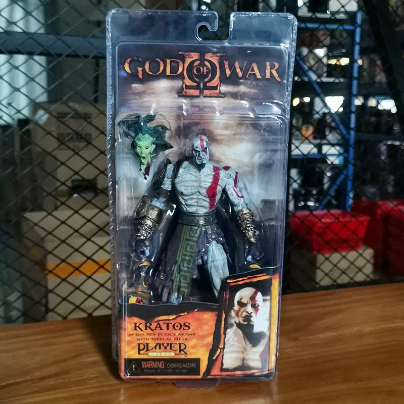 NECA God of War Kratos พร้อม Medusa Head Action Figure ของเล่นตุ๊กตาสะสมของเล่น