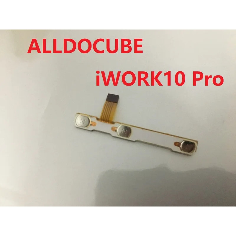 ระดับเสียงเปิดไฟใหม่ + - สวิตช์ขึ้นและลงปุ่มพลาสติกกุญแจด้านข้างสําหรับ ALLDOCUBE iWORK10 i1002 Pro 