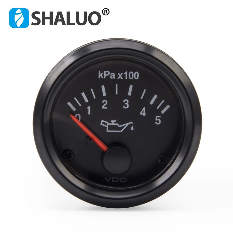10-184Ω 52 มม. VDO เครื่องวัดความดันน้ํามันสําหรับเครื่องยนต์ดีเซลเซ็นเซอร์ความดันน้ํามันเครื่องวัดค