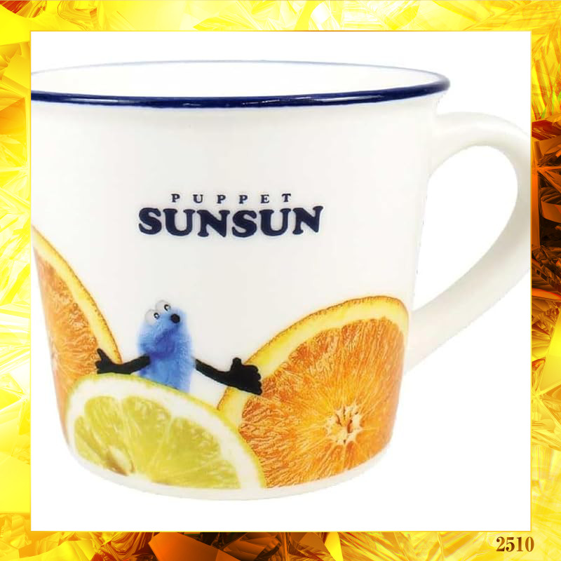 T's FACTORY Mug Puppet Sunsun Color Line Mug Citrus