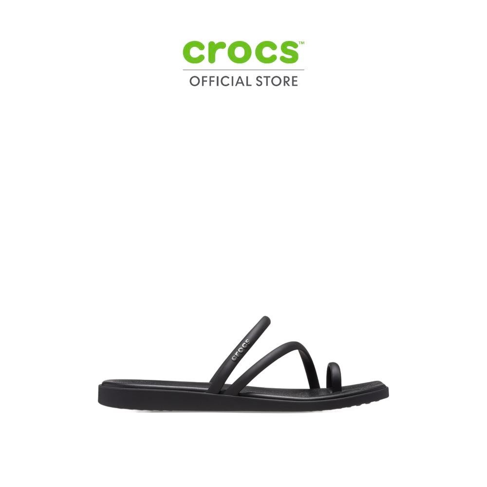 CROCS รองเท้าแตะผู้หญิง MIAMI TOE LOOP SANDAL รุ่น 209862-001 - BLACK