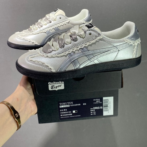 Onitsuka Tiger Tokuten รองเท้าวิ่งผู้ชายและผู้หญิง Onitsuka Tokuten รองเท้ากีฬา 1183B938-100 6KHE