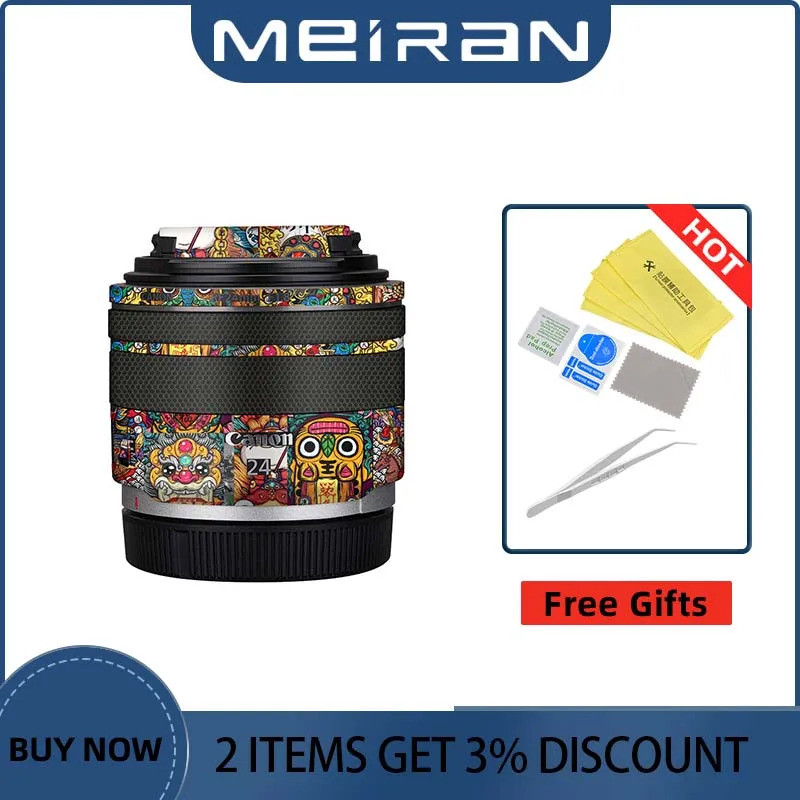 Anti-Scratch ป้องกันห่อฟิล์มกล้องเลนส์สําหรับ Canon RF24 มม.F1.8 MACRO IS STM 24 มม.F1.8 24F1.8 เลนส