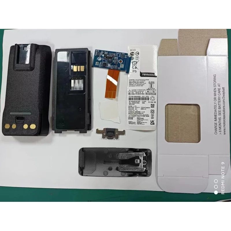 สําหรับ DIY ประกอบกล่องพร้อมบอร์ดสําหรับ Motorola R7 Walkie Talkie PMNN4808A