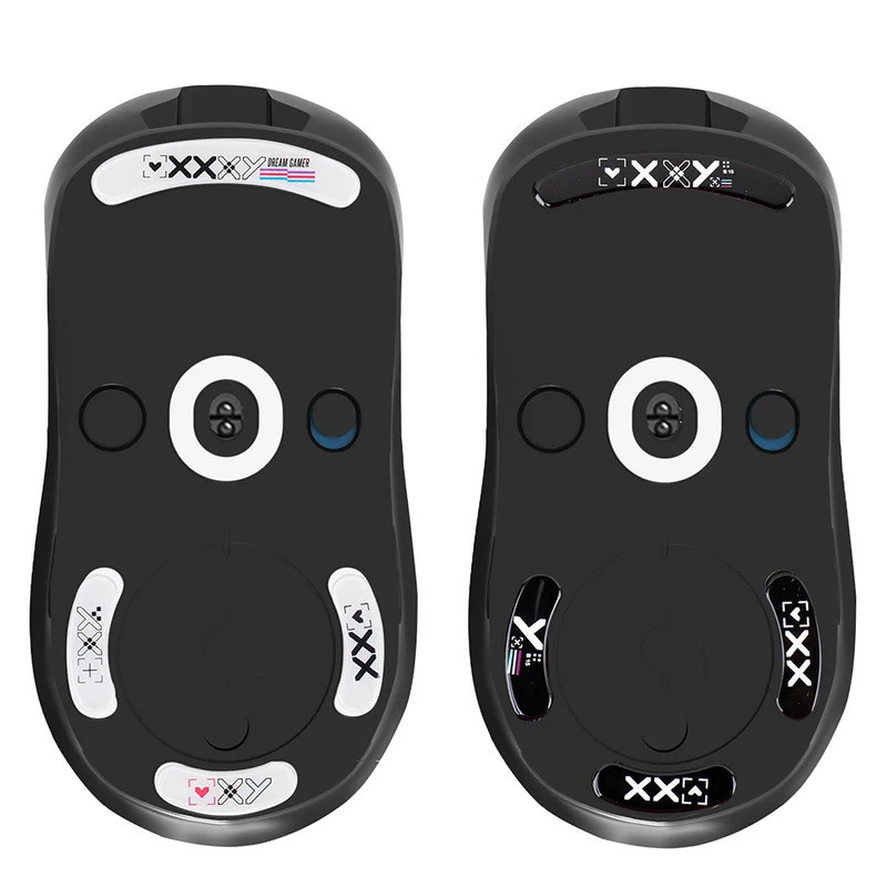 รองเท้าสเก็ตเท้าเมาส์ เข้ากันได้กับสําหรับ Logitech G PRO 2 LIGHTSPEED , ขอบโค้งโค้งมน เท้าเมาส์แก้ว