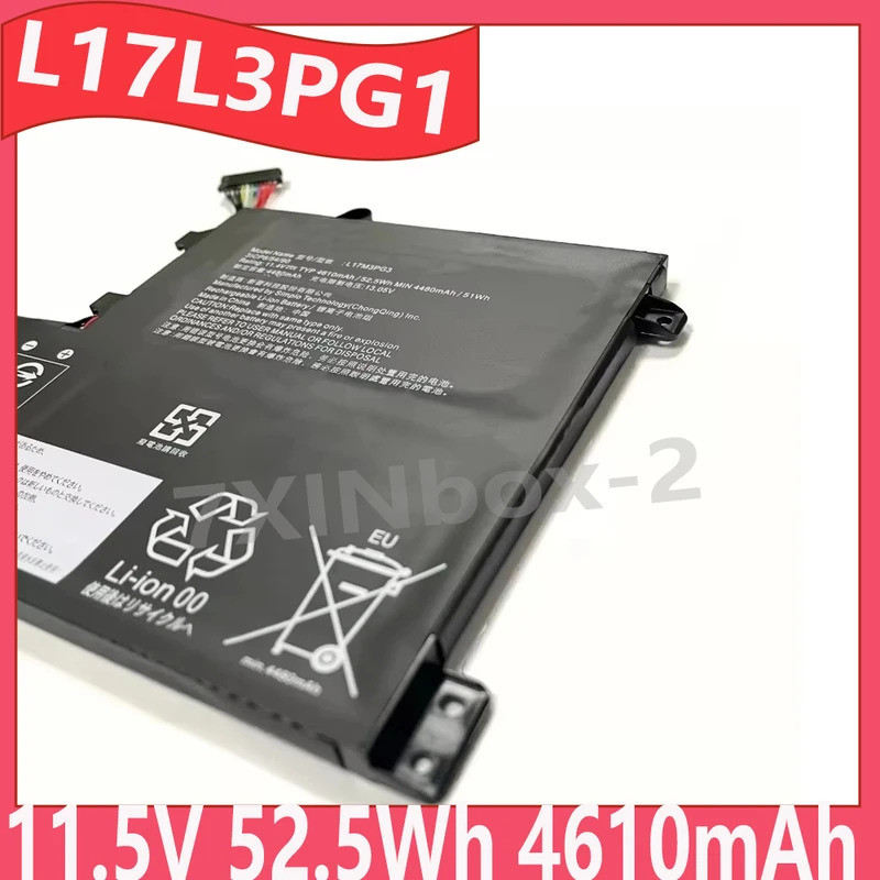 L17L3PG1 L17C3PG1 L17M3PG3 11.5V 52.5Wh 4610mAh แบตเตอรี่แล็ปท็อปสําหรับ Lenovo Y530-15ICH Y7000P se