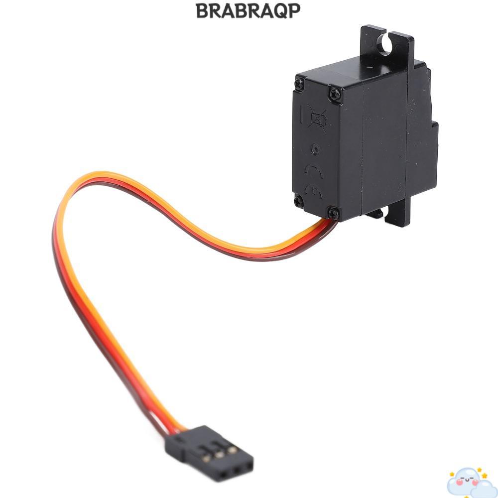 BRABRAA เซอร์โวทดแทนโลหะ, เกียร์โลหะเปลือกพลาสติก RC พวงมาลัยเซอร์โว, ติดตั้งง่ายสําหรับ WLtoys 1240