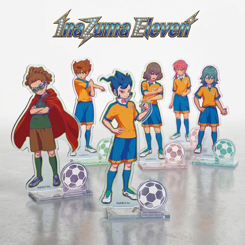 อะนิเมะ Inazuma Eleven 11 Axel Blaze Endou Mamoru สองด้าน HD พิมพ์ Mica พวงกุญแจผู้ถือคอสเพลย์โต๊ะ s