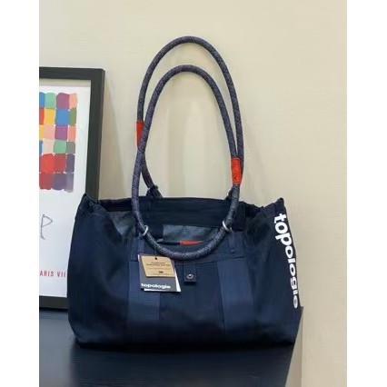 Top Tote Bag Denim Denim Large-ความจุไหล่เดียวMessengerกระเป๋าถือCommuterน้ําหนักเบาสไตล์ใหม่แฟชั่นผู้หญิง