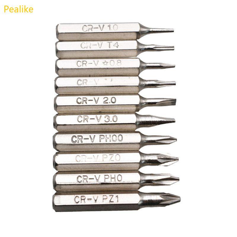 10pcs 28mm Magnetic for CR-V Precision Screwdriver Bit Set PH00 PH0 Z1 Z0 3.0 2.