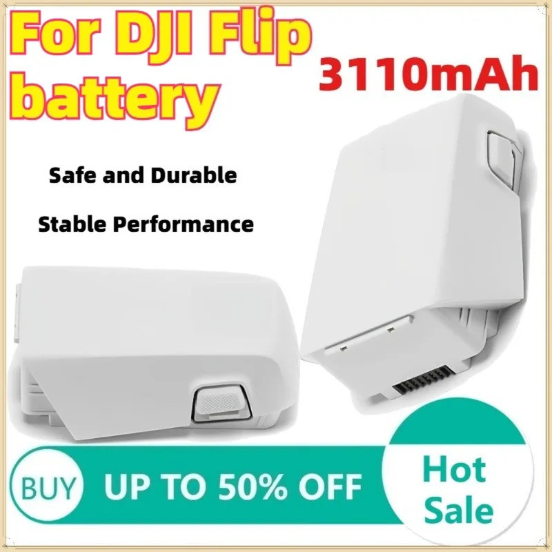 สําหรับ DJI Flip อุปกรณ์เสริมต้นฉบับใหม่ในสต็อก 3110mAh DJI Flip แบตเตอรี่เที่ยวบินอัจฉริยะ อายุการใ