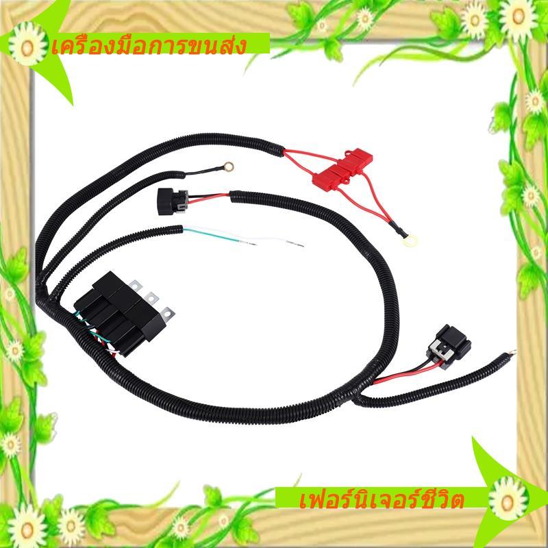 I5-7L5533A226T พัดลมไฟฟ้าคู่อัพเกรด ECU ควบคุมสายไฟสําหรับ 1500 2500 2002-2006