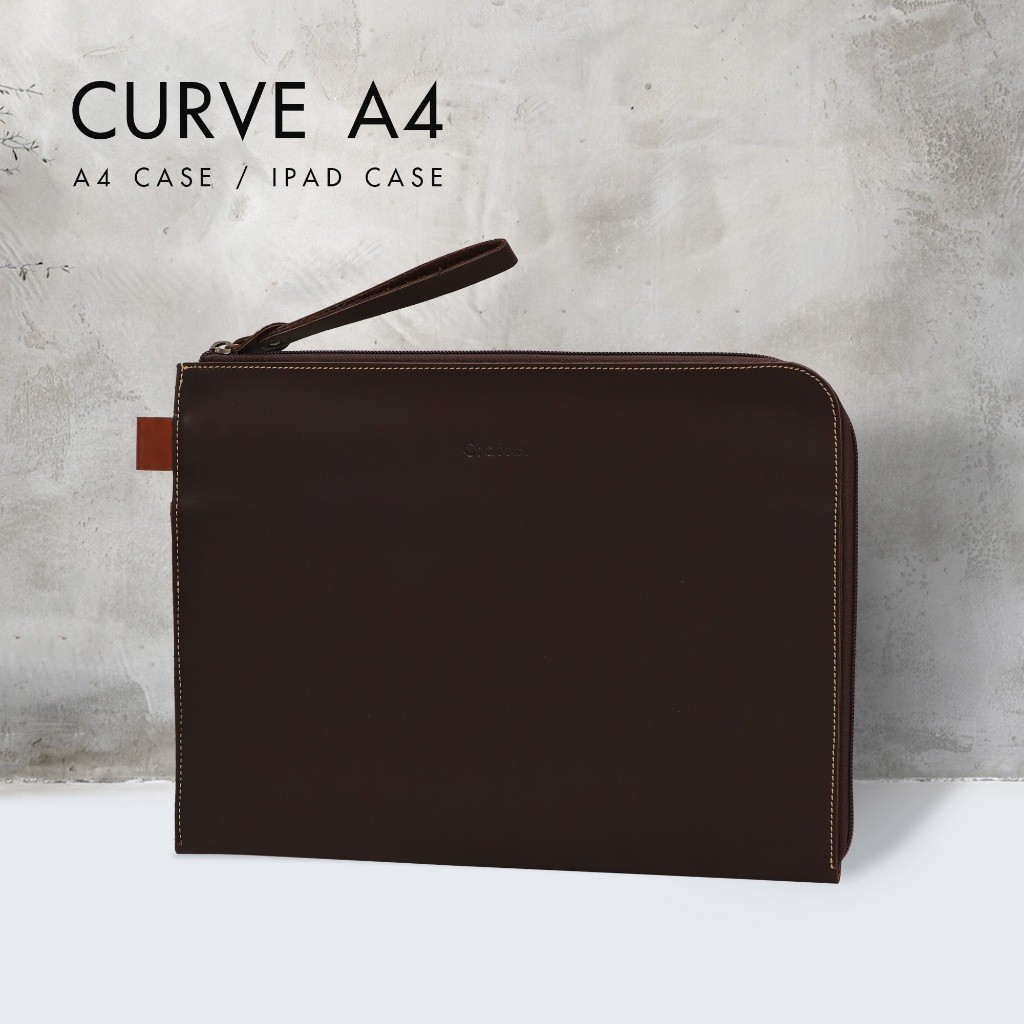 กระเป๋าใส่เอกสาร A4 รุ่น Curve A4 - Craftor