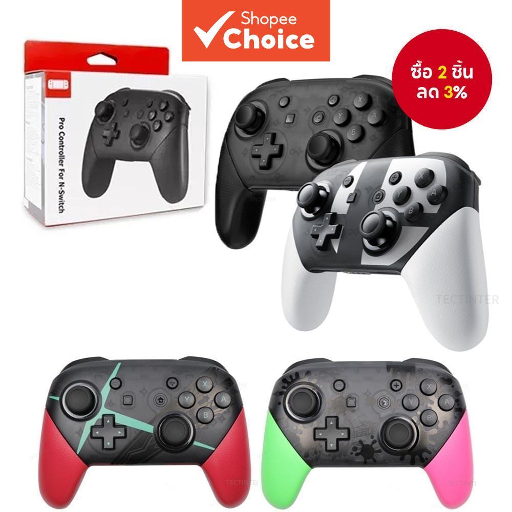 คอนโทรลเลอร์บลูทูธไร้สายสําหรับเกมแพดสวิตช์สําหรับปลอกนิ้ว Nintendo สําหรับเล่นเกม