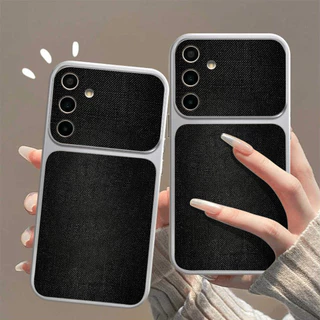 COD เคสนิ่มลายหนังแกะสีพื้น For Samsung A17 A07 A27 A37 A53 A35 A15 A26 A36 A06 A16 A24 A34 A25 A53 S23 S25 S26 S24Ultra