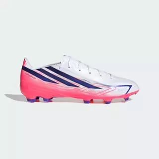 adidas ฟุตบอล รองเท้าฟุตบอล F50 Hyperfast League Firm Ground Unisex สีขาว KJ3412