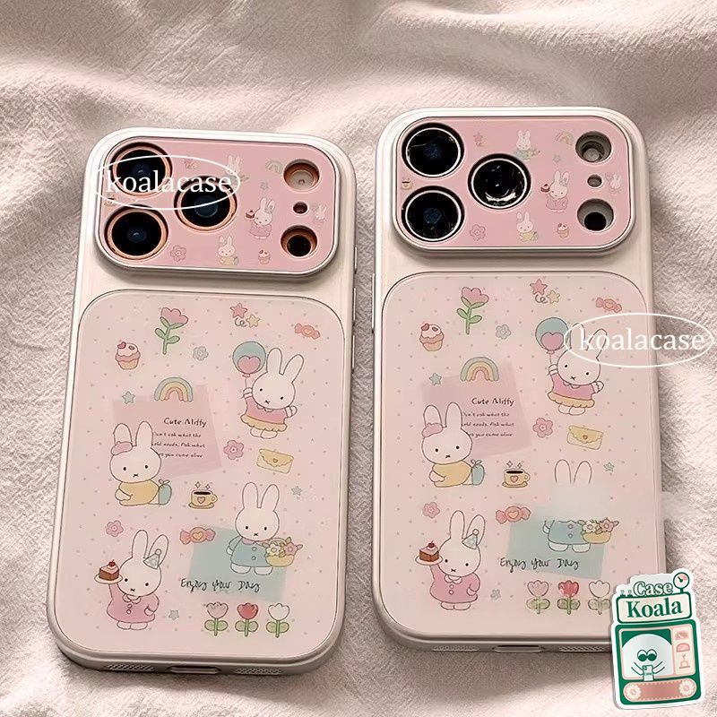 เคสเปลี่ยนเป็นหนัง ลายกระต่ายน่ารัก สไตล์ฮิต กันกระแทก เข้ากันได้กับIPhone 18 17 15 13 air 14 11 16 12 Pro Max 16 Plus