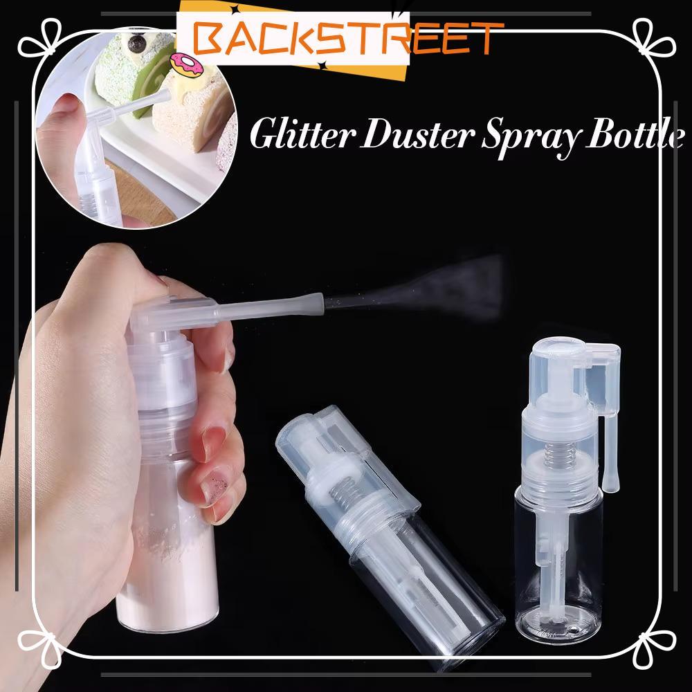 BACKSTAGE Highlight Sequins Spray Bottle, Refillable Press Powder Spray Bottle, Plastic 35ml/50ml Po