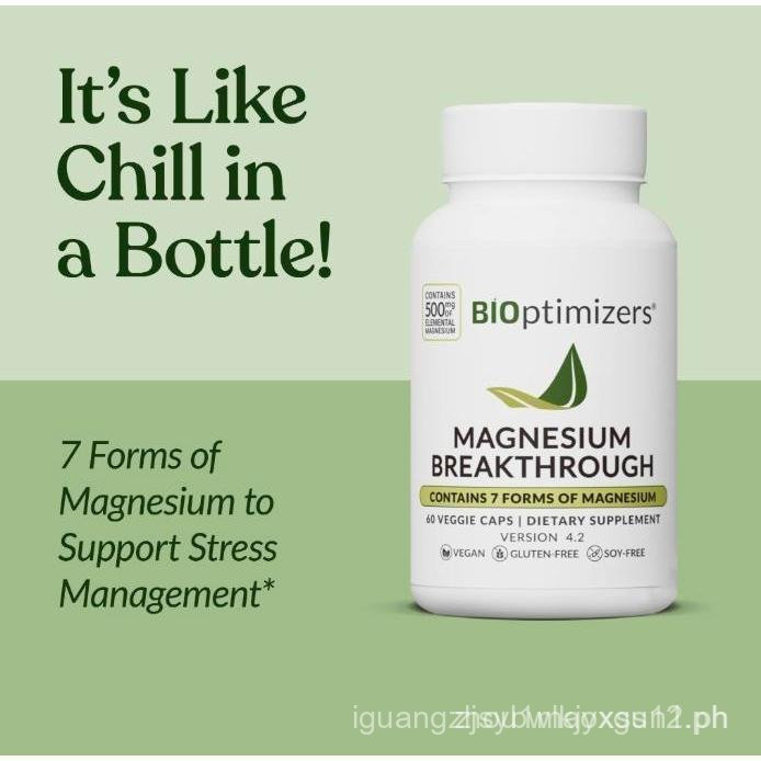 BiOptimizers-แมกนีเซียม 4.0-บรรจุ 7 ชนิด เช่น Diglycinate, Malic Acid, Citrate ฯลฯ-ธรรมชาติ Sleep Ai