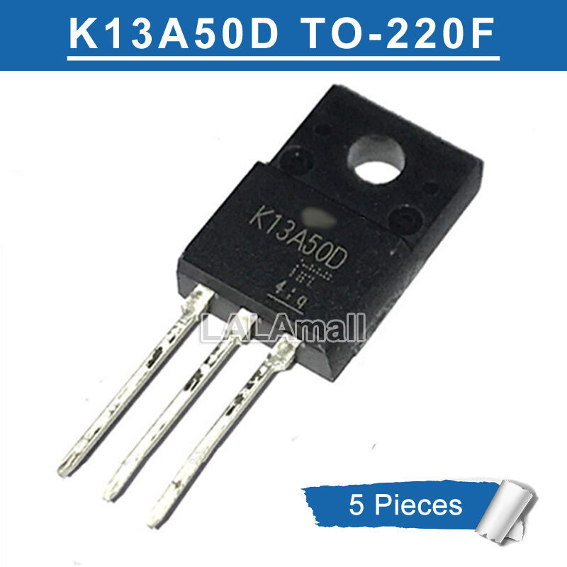5pcs K13A50D TK13A50D TO-220F 13A/500V MOSFET ทรานซิสเตอร์ใหม่เดิม