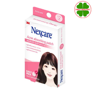 3M Nexcare Acne 3เอ็ม แผ่นซับสิว รุ่นใส ขอบบาง (1 กล่อง 12 ชิ้น)