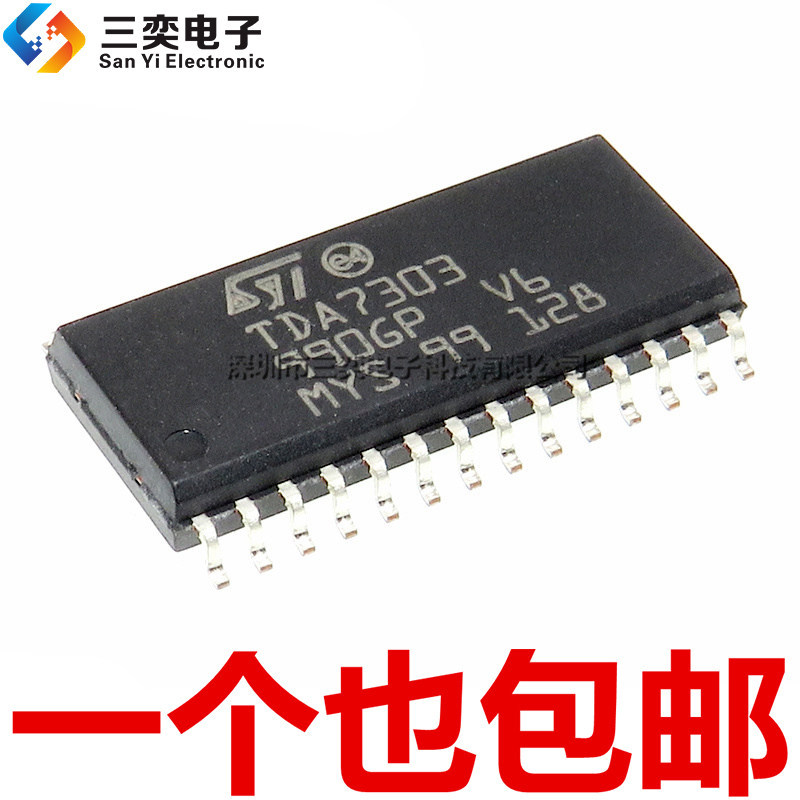 ของแท้ TDA7303 TDA7303TR SOP-28 Patch LCD Audio Power Amplifier Chip