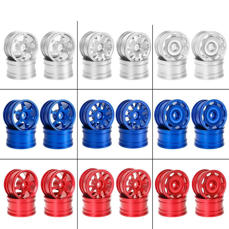 4pcs 42mm 12mm Hex โลหะล้อล้อ Hubs สําหรับ Tamiya TAMIYA M03 M04 MB-01 XM-01 MF01-X M 1/10 RC รถอะไห