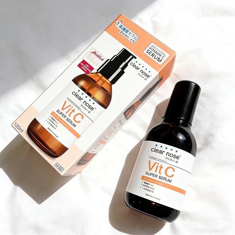 [โปรแรง]เซรั่มวิตซีเคลียร์โนส Clear Nose Vitamin C Serum 120ml สูตรเข้มข้น ผิวกระจ่างใส 1ชิ้น(CVC)